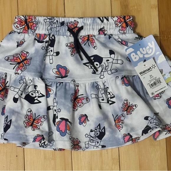 Bluey Other - NWT-Bluey Girls Allover Print Pull-On Skirt, Sizes XS (4-5)
